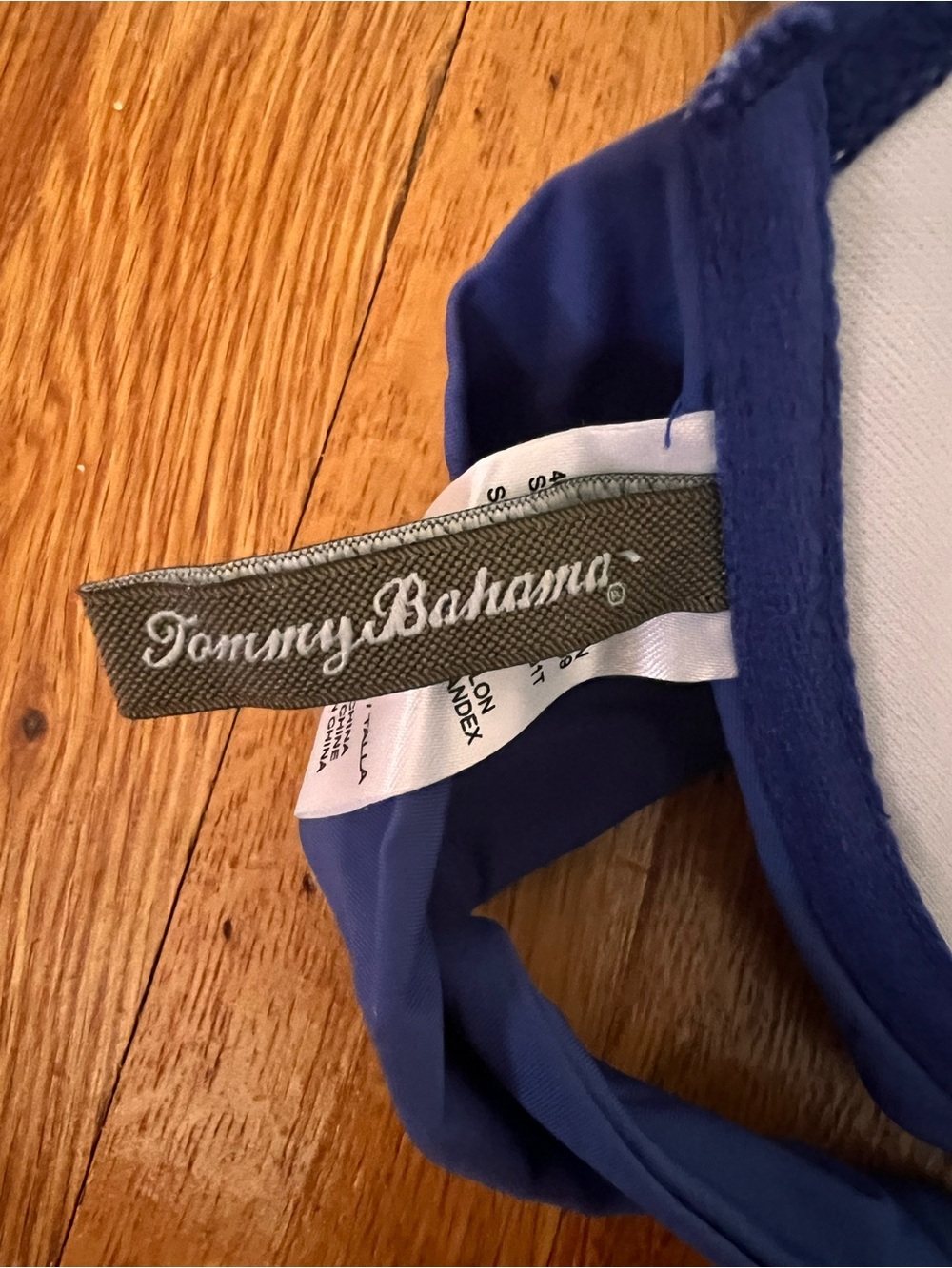 Tommy Bahama Royal Blue Halter Bikini Top - Picture 3 of 4